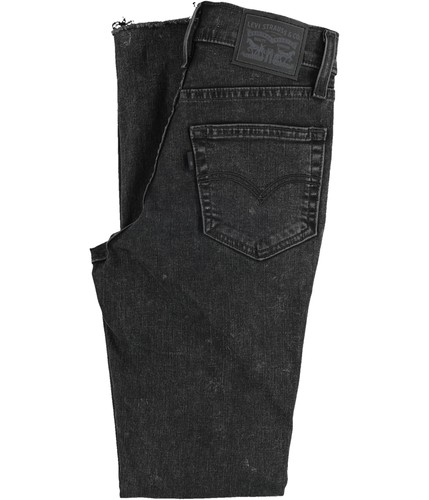 Levi's Womens High-Rise Stretchy Super-Skinny Fitted Jeans, Black, 24 - 第 2/3 張圖片