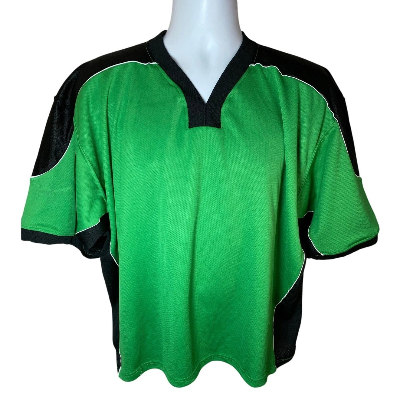 OT Sports Hockey Jersey Men’s Size XXL Green Black Blank Custom Style