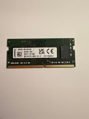 Kingston 8GB DDR4 SO-DIMM （KKRVFX-HYC) Kingston Technology 8GB DDR4-3200 SO-DIMM PC4-25600 1Rx16 Laptop