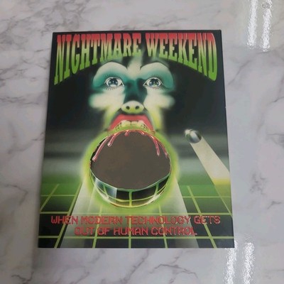 Nightmare Weekend (Blu-ray, 1986) w/ OOP Slipcover