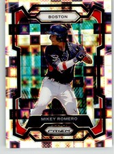 Mikey Romero 2024 Panini Prizm Premium Prizms 132 #/199 Boston Red Sox