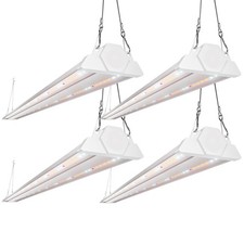4 Pack 4ft LED Grow Light, 60W 350W Equivalent , Sunlike Full Spectrum Integ...