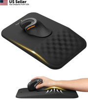 ProtoArc Ergonomic Mouse Pad Wrist Rest Memory Foam Massage Pain Relief Non-Slip