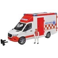 Bruder Einsatzfahrzeug Modell Mercedes Benz Sprinter Ambulanz Fertigmodell Pkw