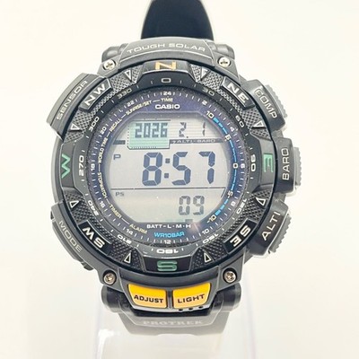 Casio PRG-240-1JF Pro Trek Outdoor Watch Black Triple Sensor Tough Solar
