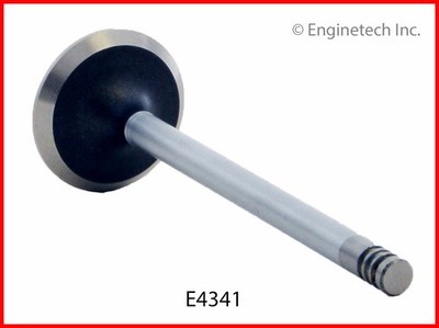 Enginetech E4341 Engine Exhaust Valve with Oversized Stem and Head for Jeep and