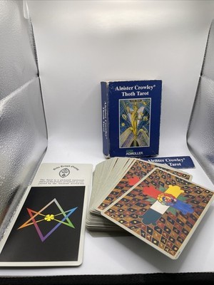 AGMüller ''Blue Box'' edition of the Aleister Crowley Thoth Deck With Pouch