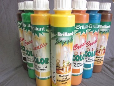 (8,36 /l) BRILLANT Creativ Color Abtönfarbe 750ml / verschiedene Farben
