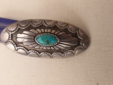 Vintage Native American STERLING Ring Concho Stil Türkis