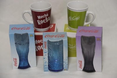 Coca Cola Mc Donald's Mc Cafe Tassen Glässer Sammeltassen Sammelglässer