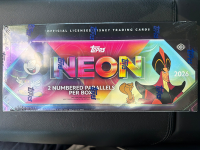 2026 Topps Disney Neon Hobby Box Factory Sealed 2 Numbered