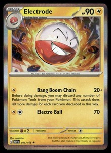 Electrode 101/165 Scarlet & Violet 151 Holo Rare