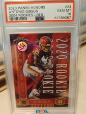 2020 Panini Honors - 2004 Honors Rookies Antonio Gibson #24 Red /10 (RC)