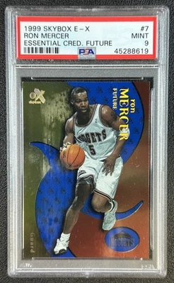 RON MERCER PSA 9 1999-00 SKYBOX E-X #7 ESSENTIAL CREDENTIALS FUTURE 36/54 - Image 1 of 2