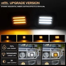 FetonAuto H2 Dynamic Sequential LED Turn Signal Lights