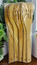 new wooden cooking utensils Set Of 5 12 Inch Kitchen Ware
