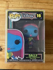 Funko Pop! Disney Nightmare Before Christmas #16 Sally Blacklight & plastic box