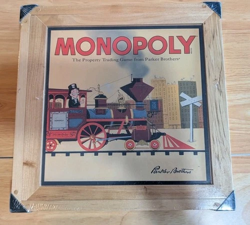 Vintage Monopoly Board Game 2001 Nostalgia Edition Parker Brothers New Contents