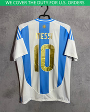 Messi Argentina Team Jersey Home Football Soccer Shirt Adidas Camiseta Men Sz M