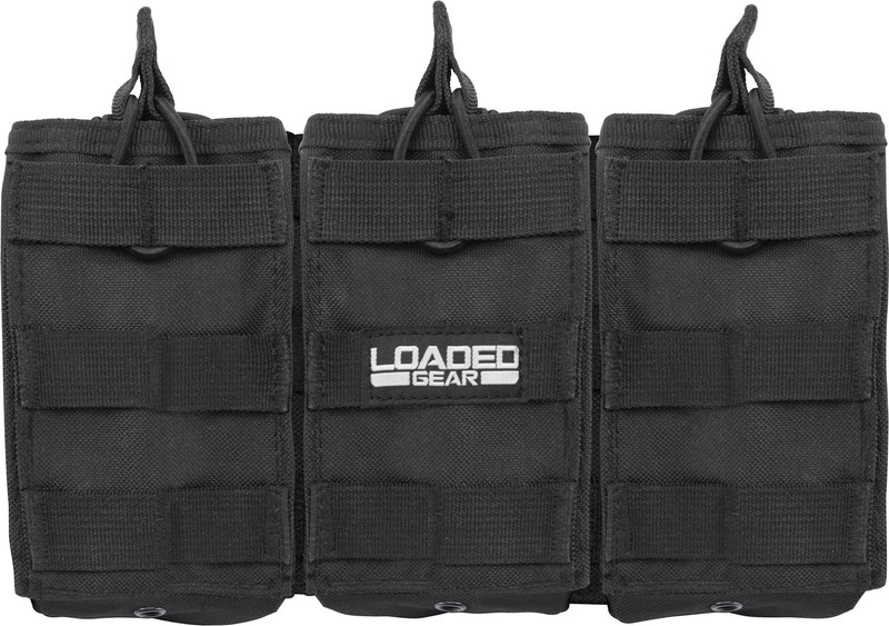 Barska New Loaded Gear CX-200 Tactical Black Triple Magazine Mag Pouch, BI12246