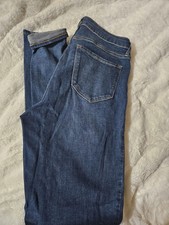 Old Navy Women's Blue Jeans Tall Size 10 Rockstar Super Skinny High Rise Stretch