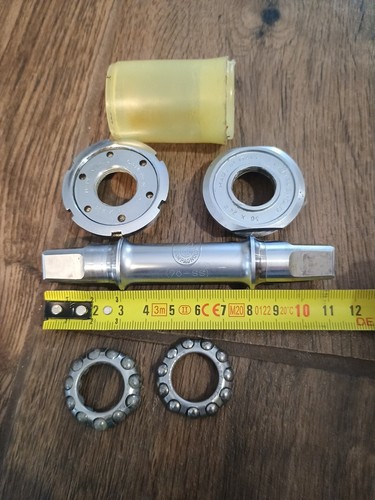 Vintage Campagnolo MC Chorus C Record Era 110 Mm 70 SS Bottom Bracket VVGC - Picture 2 of 23