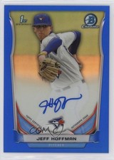 2014 Bowman Draft Chrome Pick Blue Refractor /150 Jeff Hoffman #BCA-JH Auto 2d9