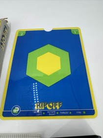 Vectrex Rip Off Complete CIB Video Game Cartridge Manual Overlay 1982 TESTED