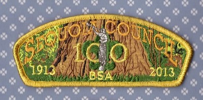 CSP  LDS-BSA 100 Yr  Partnership - 1913 to 2013  - Sequoia Council  -Mint
