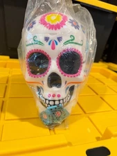 Universal Studios - Dia De Los Muertos Light Up Sugar Skull Popcorn Bucket