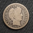 1915 *S* BARBER SILVER DIME * NICE * - FREE SHIPPING! - C3390