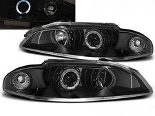 Coppia fari Mitsubishi Eclipse 97-98 angel eyes nero