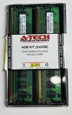 A-Tech 4GB 2x 2GB PC2-6400 Desktop DIMM DDR2 ...