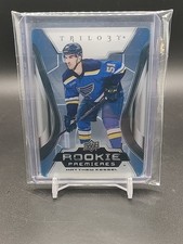 2023-24 UD Trilogy Rookie Premieres Clear Matthew Kessel St Louis Blues 