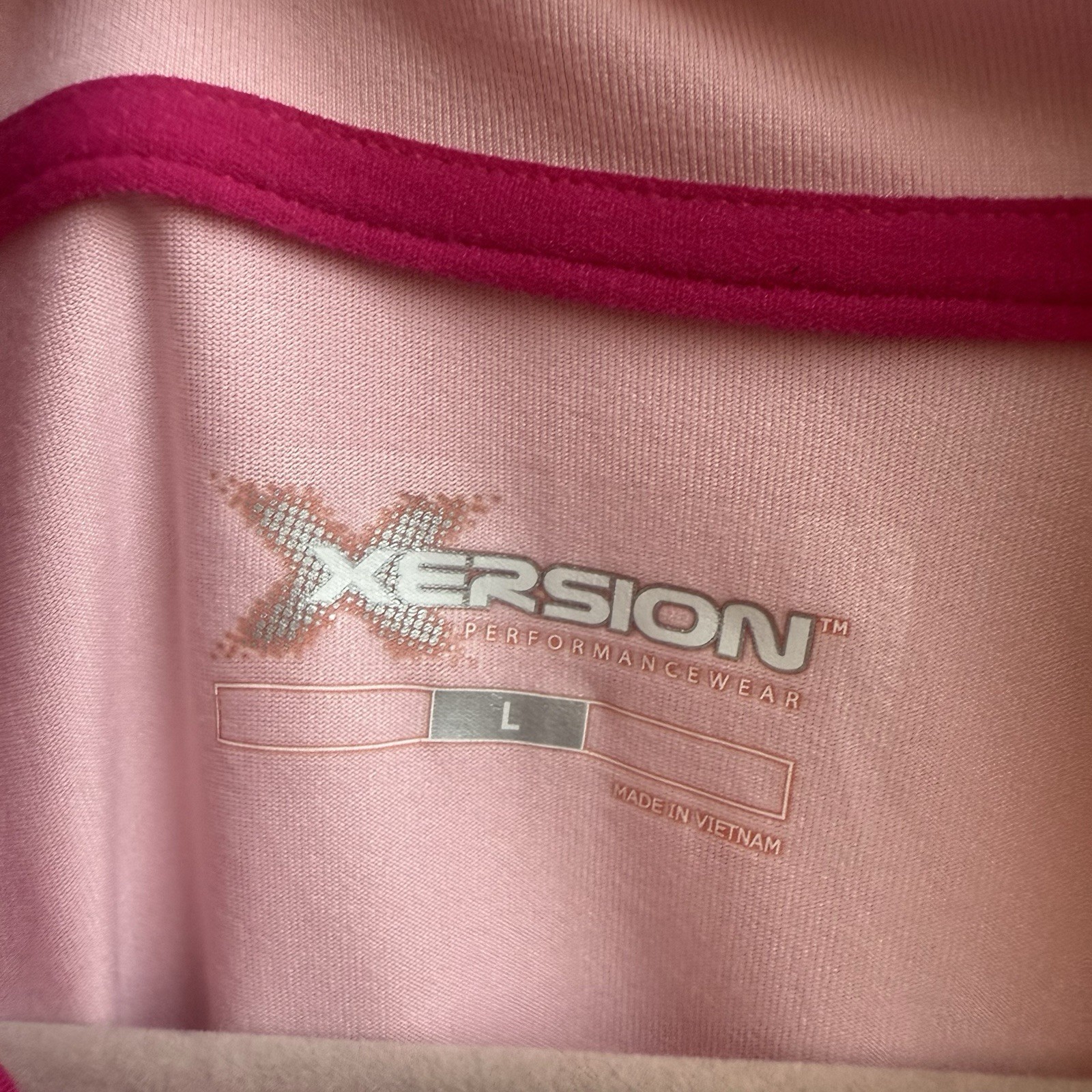 Xersion Performance Half-Zip Pink Activewear Pull… - image 3