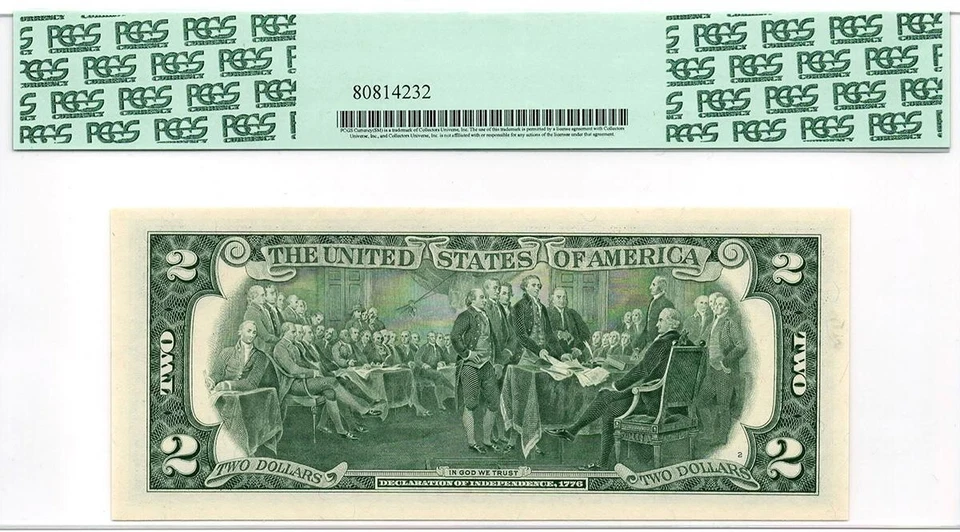 2009* $2 Dallas STAR Federal Reserve Serial Number 15424* • 1939-K* PCGS 65 EPQ - Image 3 of 3