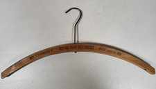 Vintage Wood Clothes Hanger Royal Dry Cleaners Omaha Nebraska