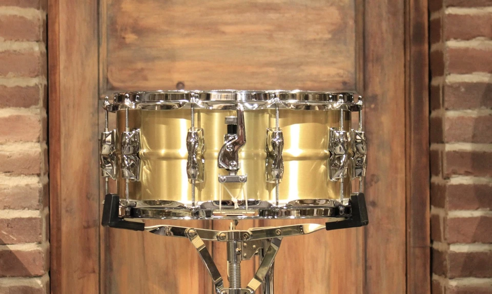 Yamaha Recording 6.5x14 Brass Snare Drum - Demo! - Image 2 of 4