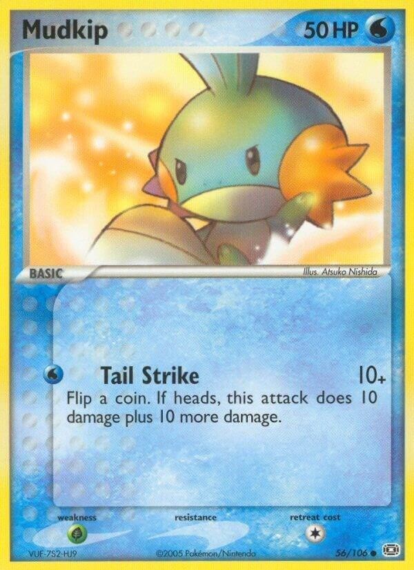 Pokemon TCG Emerald #56/106 Mudkip NM