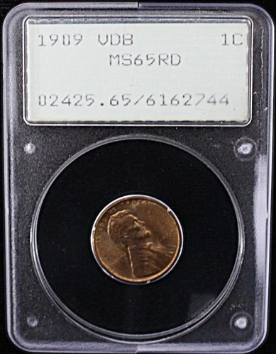 New Listing1909 VDB US 1C Lincoln Penny - PCGS MS 65 RD