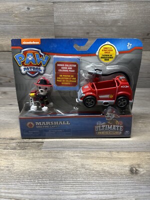 PAW PATROL MARSHALL & MINI FIRE CART ULTIMATE RESCUE SET by Spin Master