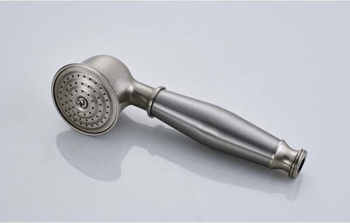 Brushed Nicke Floor Mounted FreeStanding Bathtub Faucet Tub Filler w/Hand Shower - Picture 7 of 10