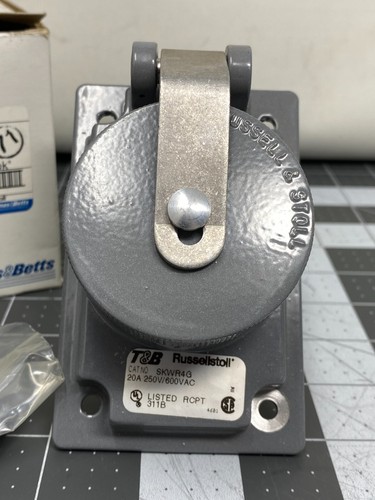 Thomas & Betts Russellstoll SKWR4G EVER-LOK Buchse 3P4W 20A (NEU) - Bild 2 von 5