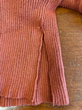 Hooked Up by Iot Juniors' Ribbed Turtleneck Sweater Size Large (DEFECT)