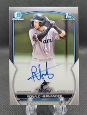 2023 Bowman Chrome Ronald Hernandez 1st Bowman Base Auto #CPA-RH