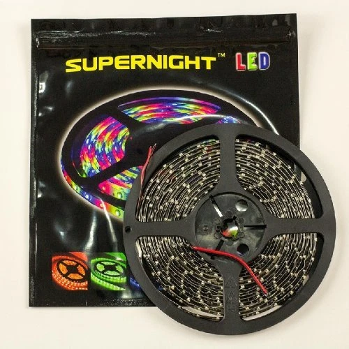 Black PCB 16.4ft/5M 60Leds/M 3528 or 5050 SMD 300LEDs LED Light Strip Waterproof - Image 3 of 4