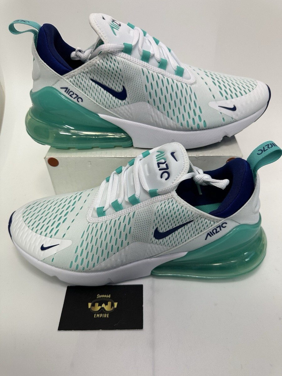 air max 270 white green blue