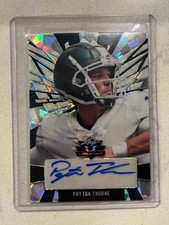 PAYTON THORNE Michigan State 2022 Leaf Valiant Navy Ice # 11/15 AUTO Autograph