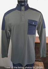 Alp N Rock Mattias Men's Crew | Dark Moss Henley L/S Shirt Men's Sz L