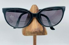 Vintage Bolle 459 Irex Black Oval Sunglasses France FRAMES ONLY